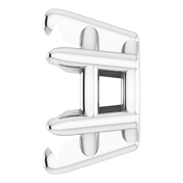 Pre-Notched Claw-Prong Earring Setting