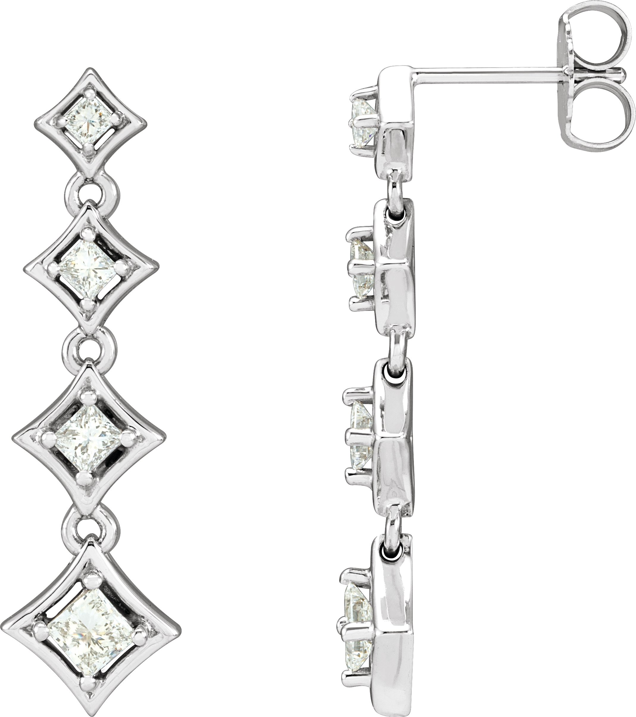 Journey Diamond Earrings