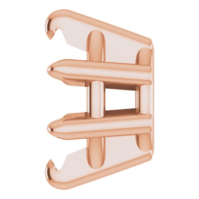 Pre-Notched Claw-Prong Earring Setting