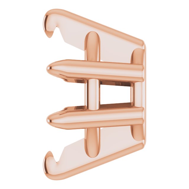 Pre-Notched Claw-Prong Earring Setting