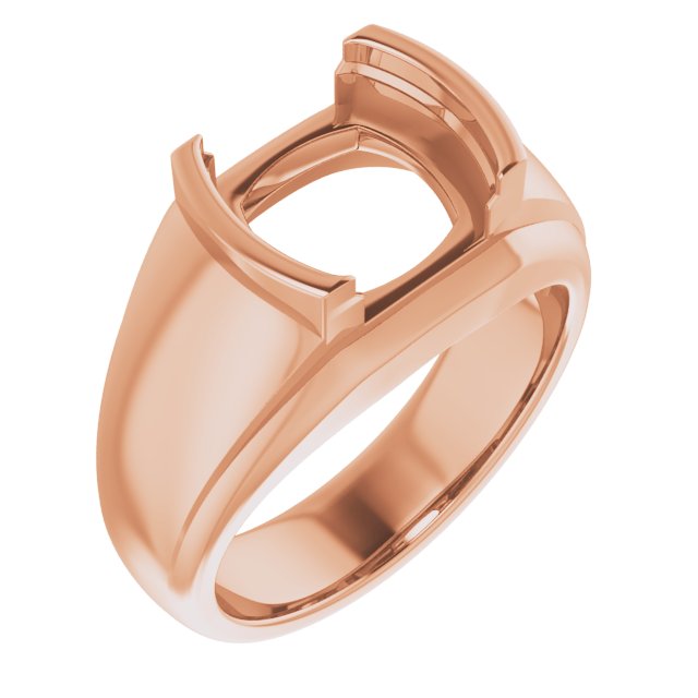 Solitaire Half Bezel Ring