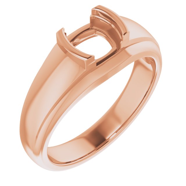 Solitaire Half Bezel Ring