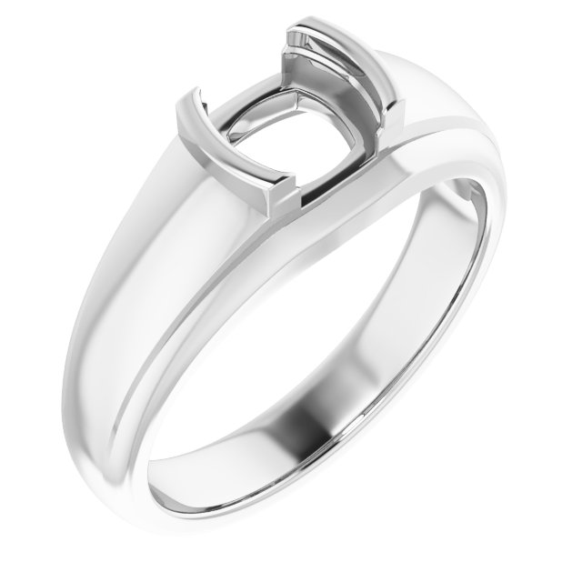 Solitaire Half Bezel Ring