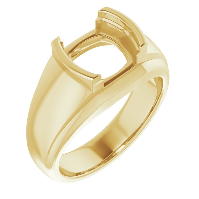 Solitaire Half Bezel Ring