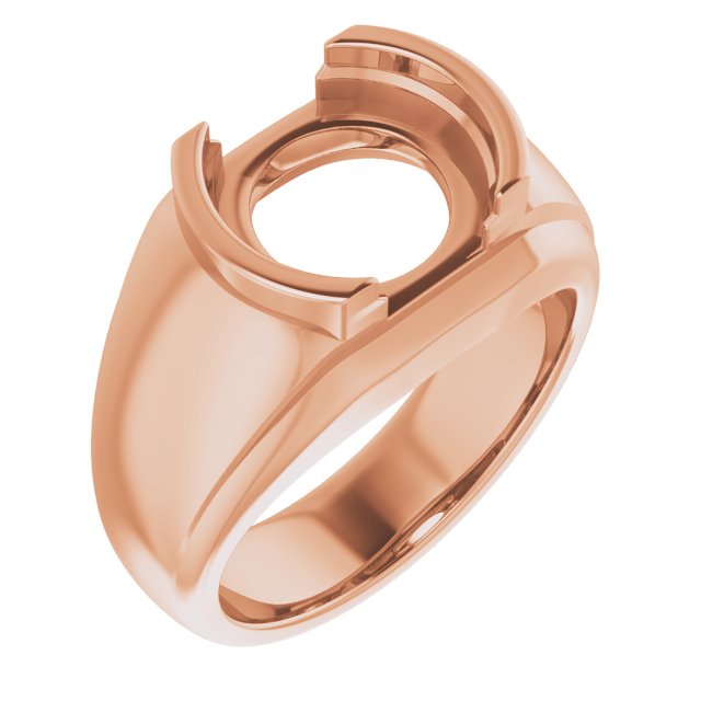Solitaire Half Bezel Ring
