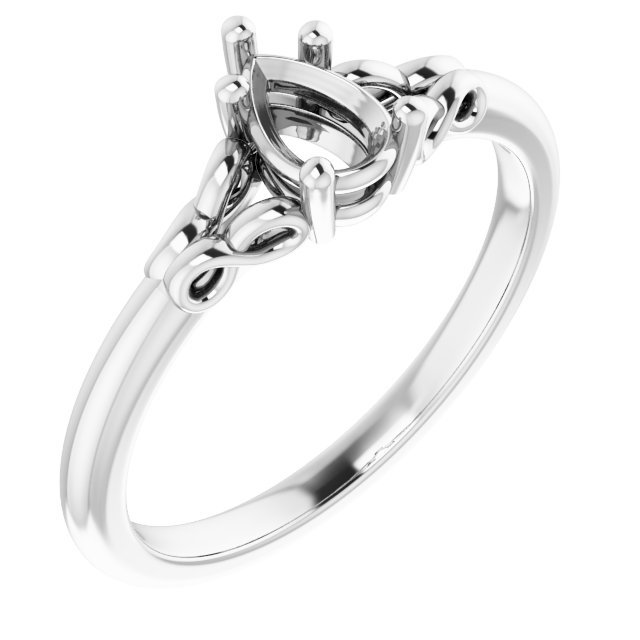 Infinity Solitaire Ring