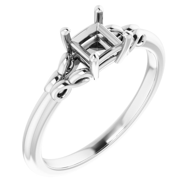 Infinity Solitaire Ring