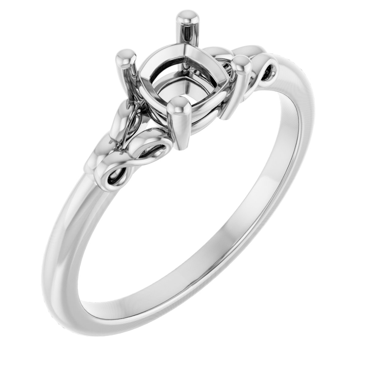Infinity Solitaire Ring