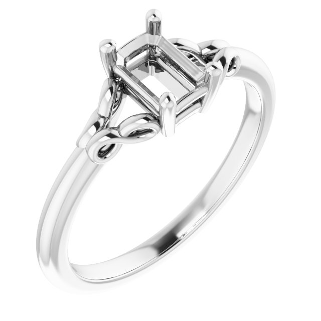 Infinity Solitaire Ring