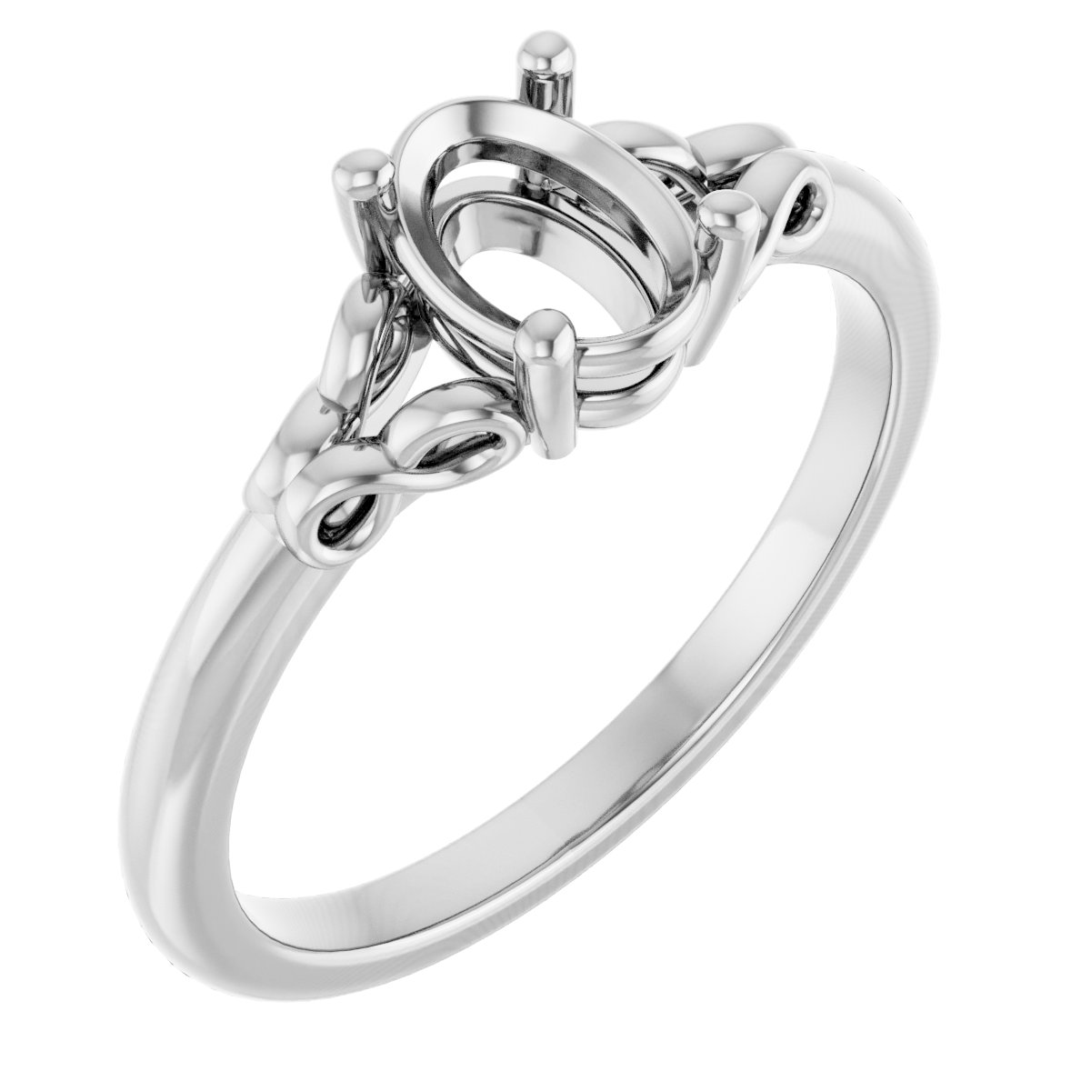 Infinity Solitaire Ring
