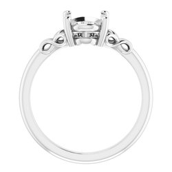 Infinity Solitaire Ring