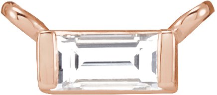 Solitaire Channel-Set Necklace or Center