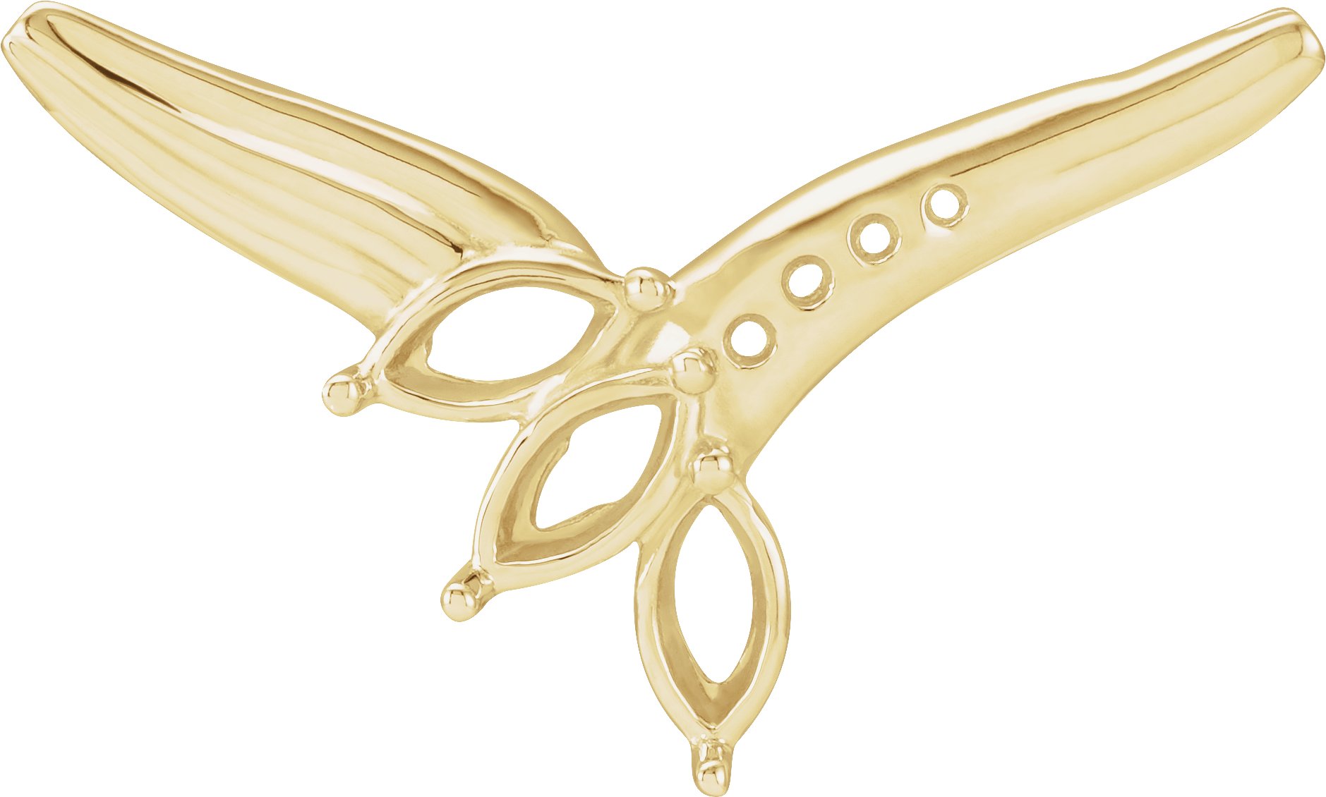 Marquise Accented Necklace Center