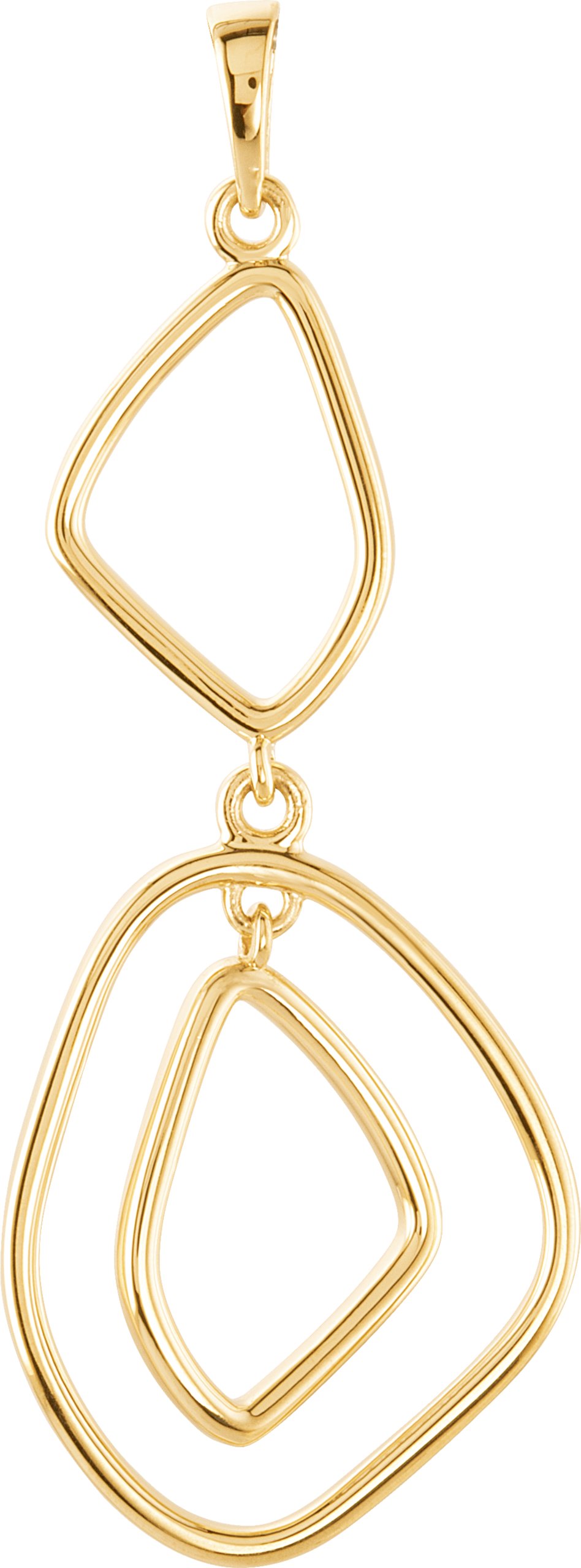 14K Yellow Open Silhouette Pendant Ref. 3470487