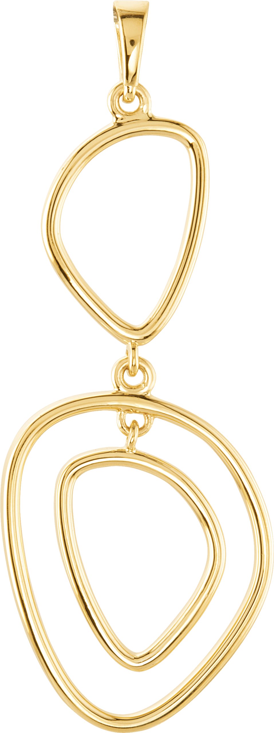 14K Yellow Open Silhouette Pendant Ref. 3470851