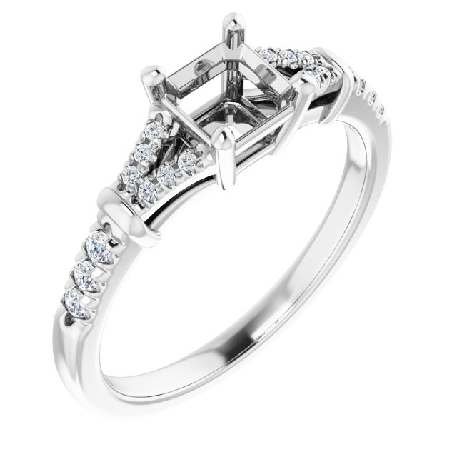 14k White Gold