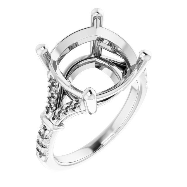 Accented Engagement Ring