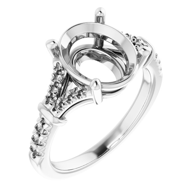 Accented Engagement Ring