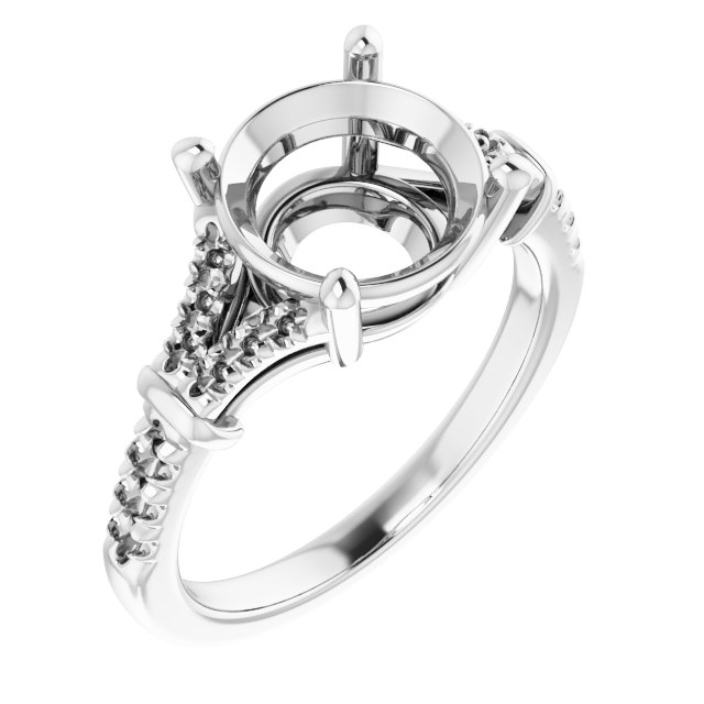 Accented Engagement Ring