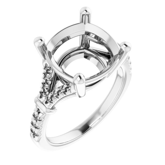 Accented Engagement Ring