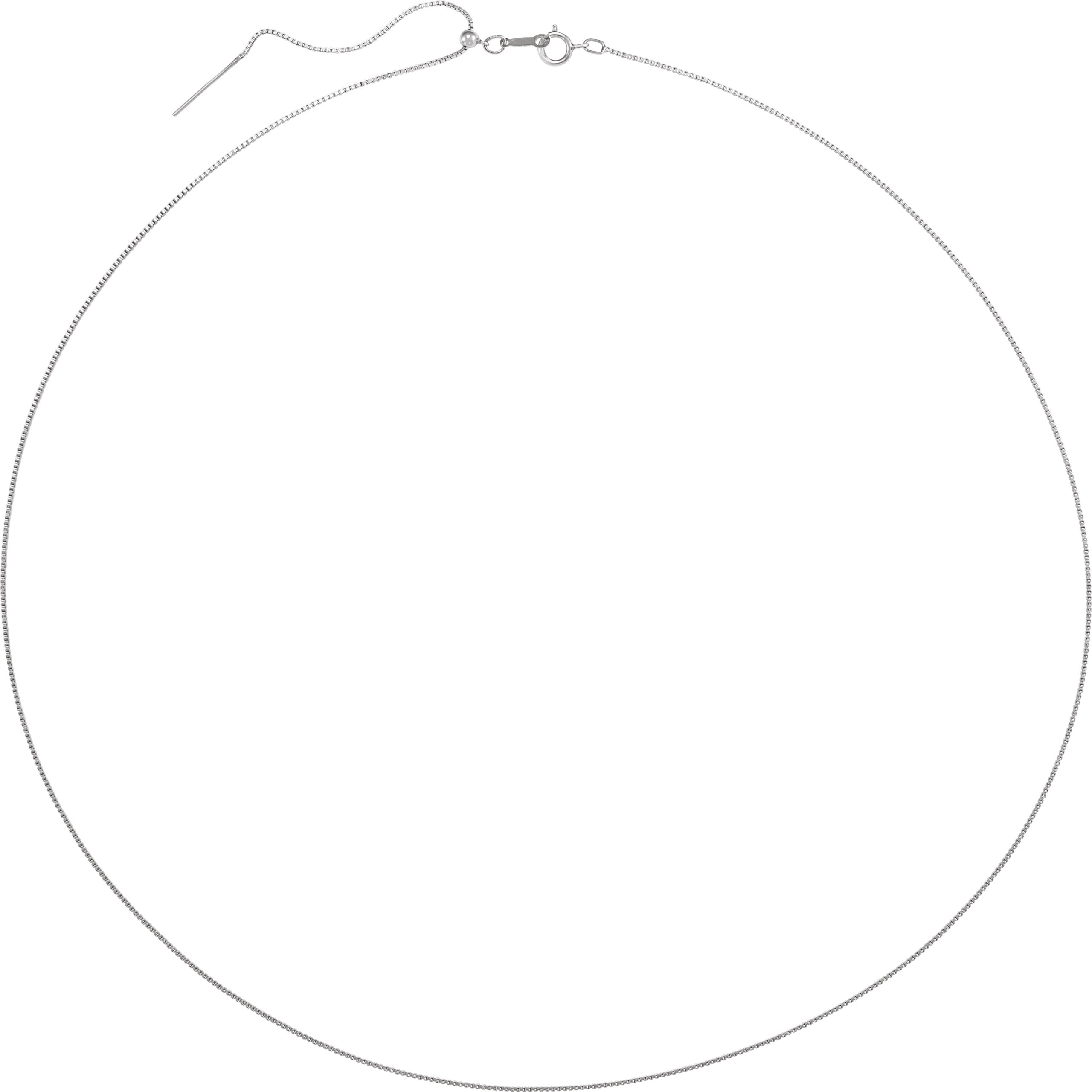 Alternative view of 1 mm Adjustable Threader Box Chain