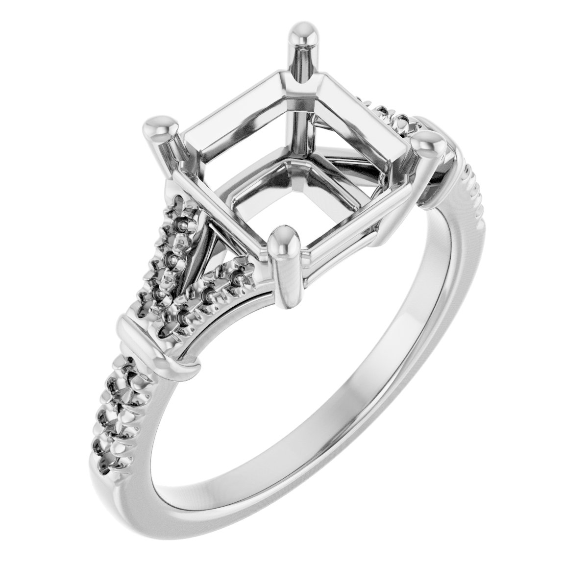 Accented Engagement Ring