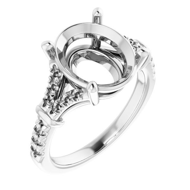 Accented Engagement Ring