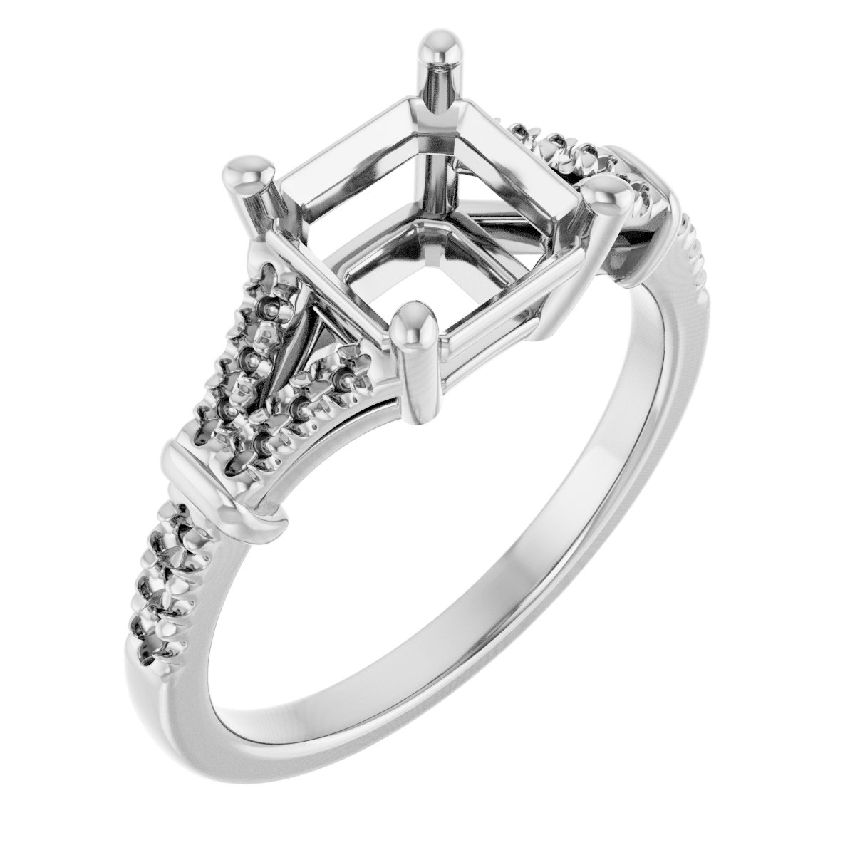 Accented Engagement Ring