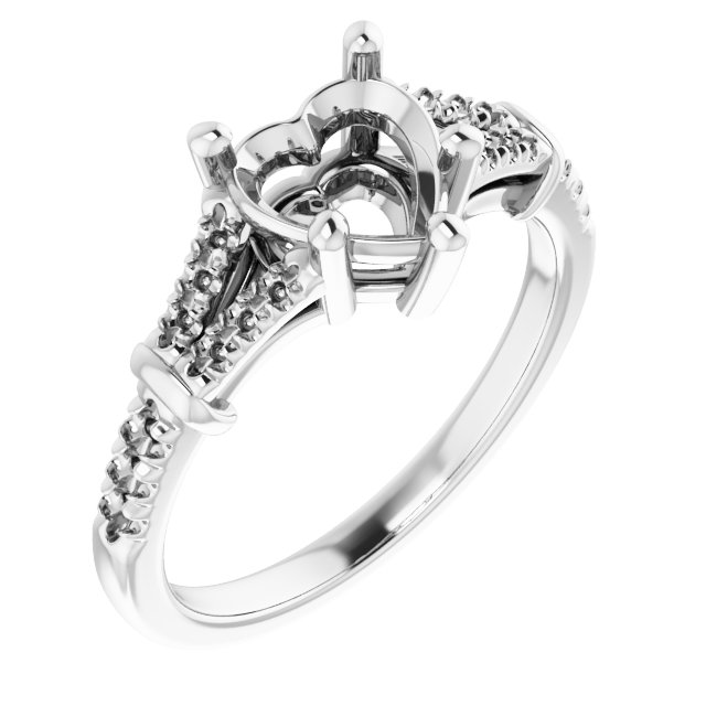 Accented Engagement Ring