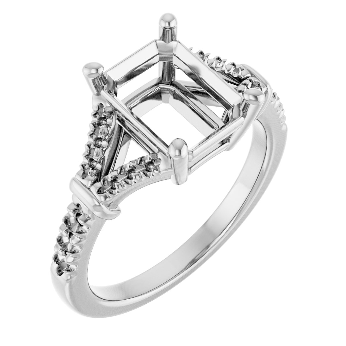 Accented Engagement Ring