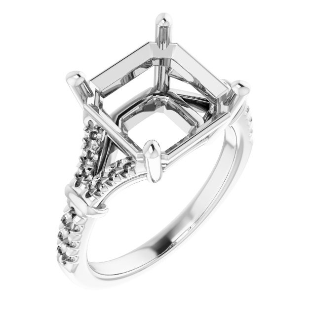 Accented Engagement Ring