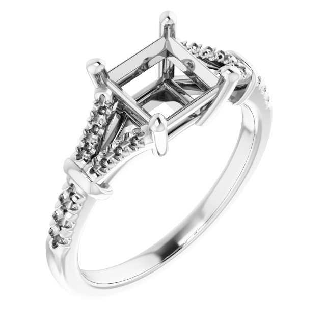 Accented Engagement Ring