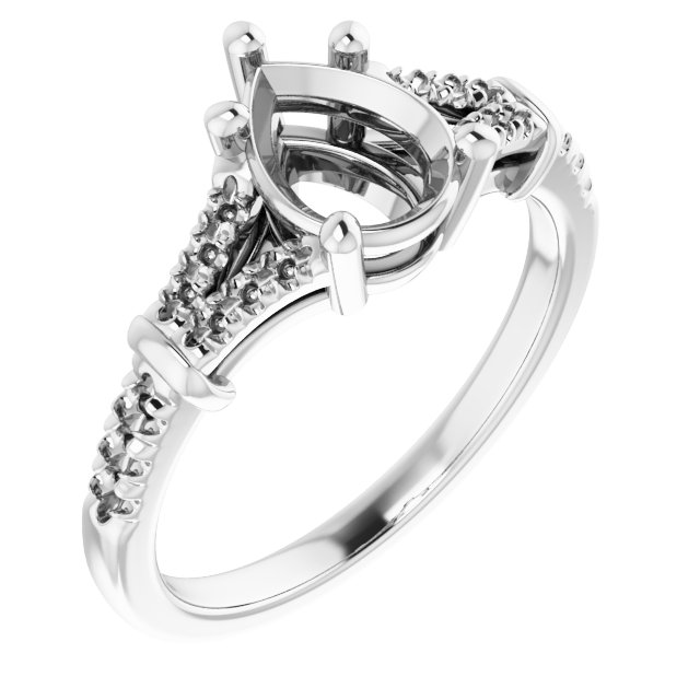 Accented Engagement Ring