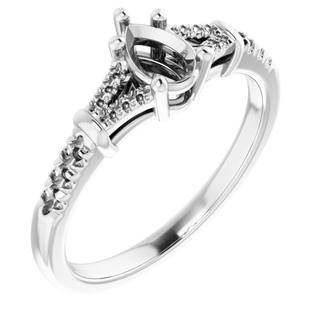 Accented Engagement Ring