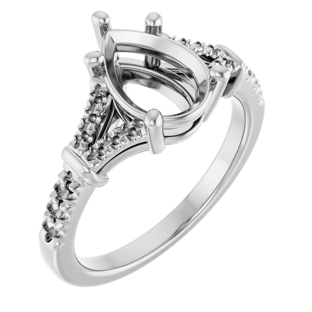 Accented Engagement Ring