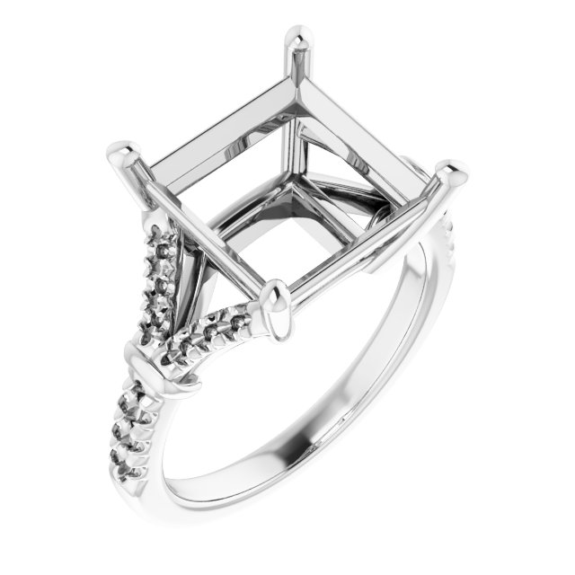 Accented Engagement Ring