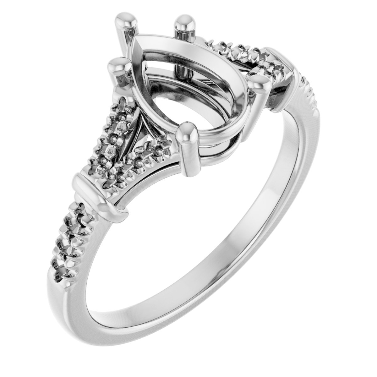 Accented Engagement Ring