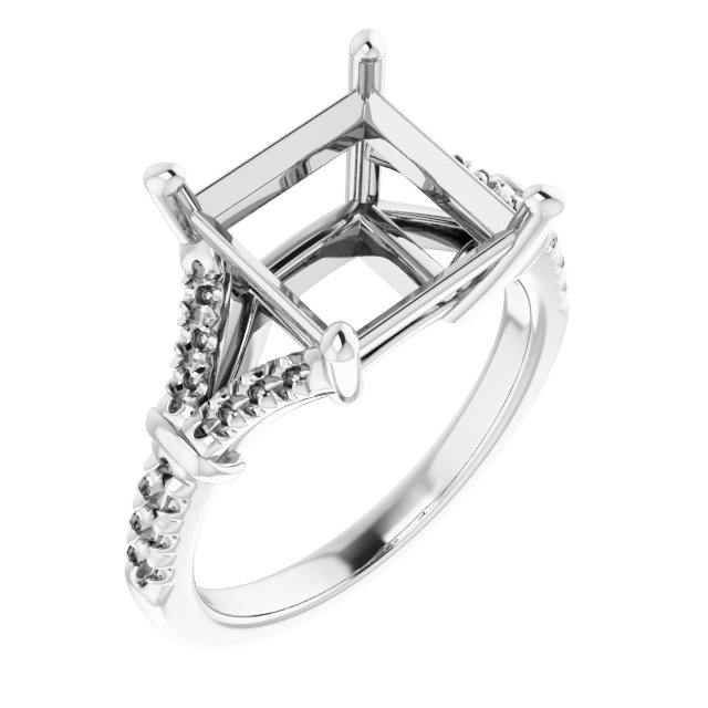 Accented Engagement Ring