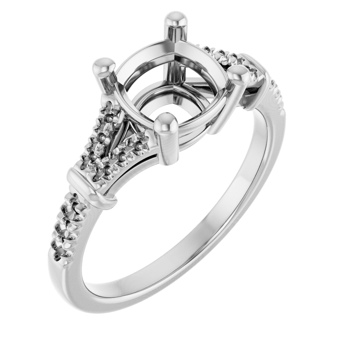 Accented Engagement Ring
