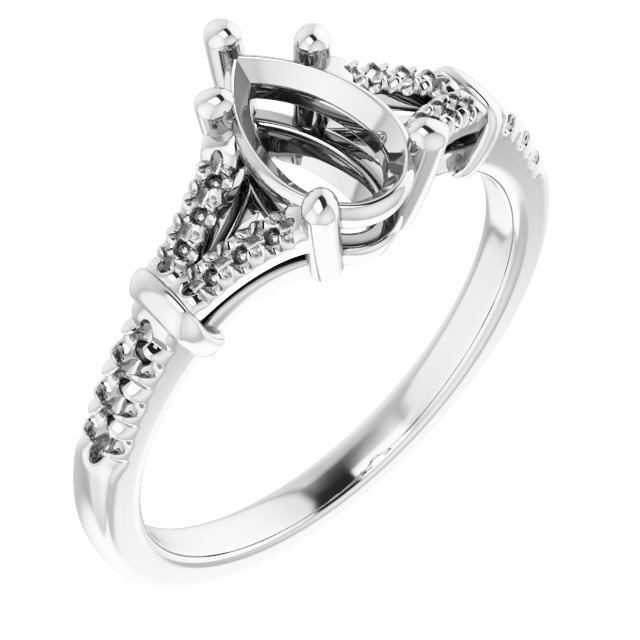 Accented Engagement Ring