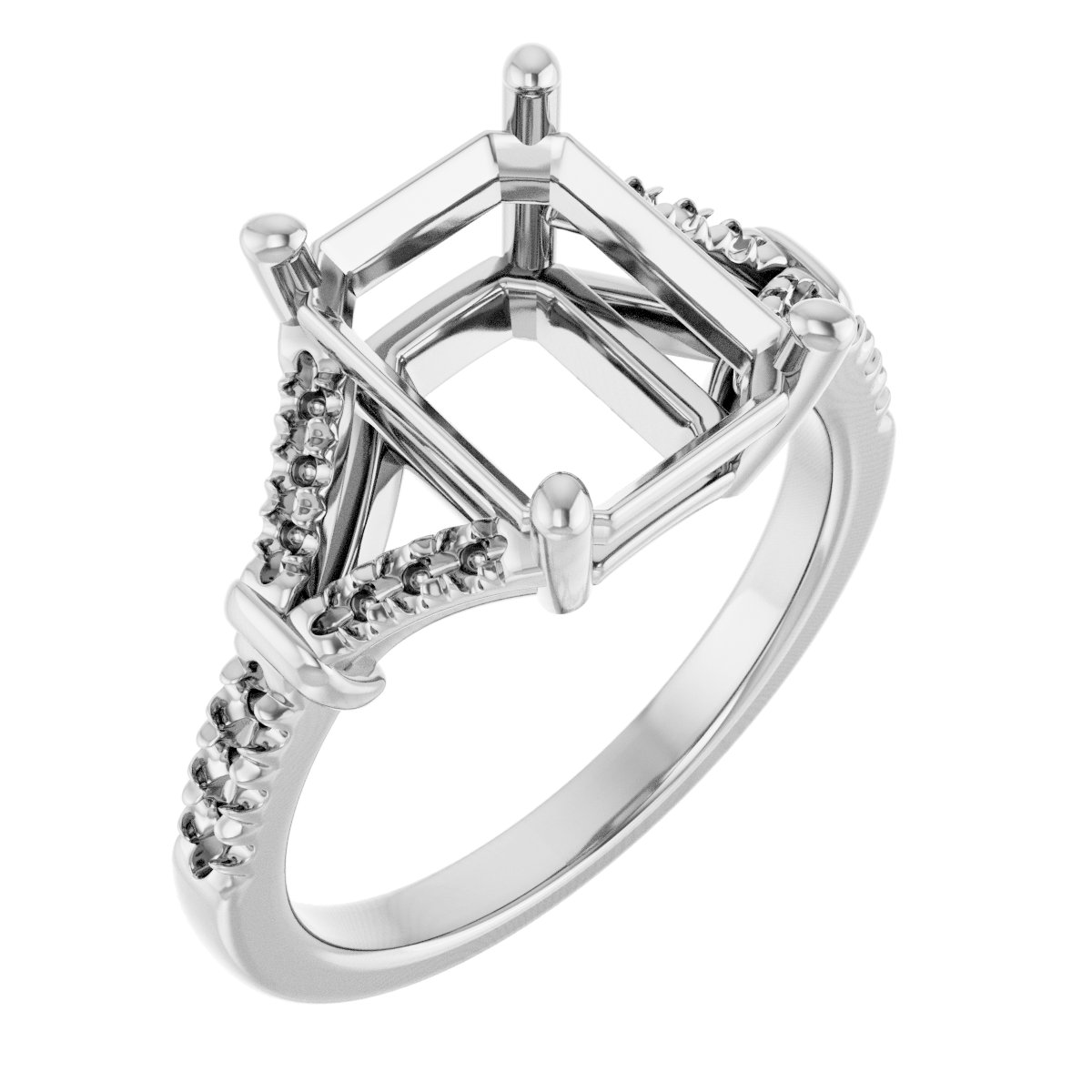 Accented Engagement Ring
