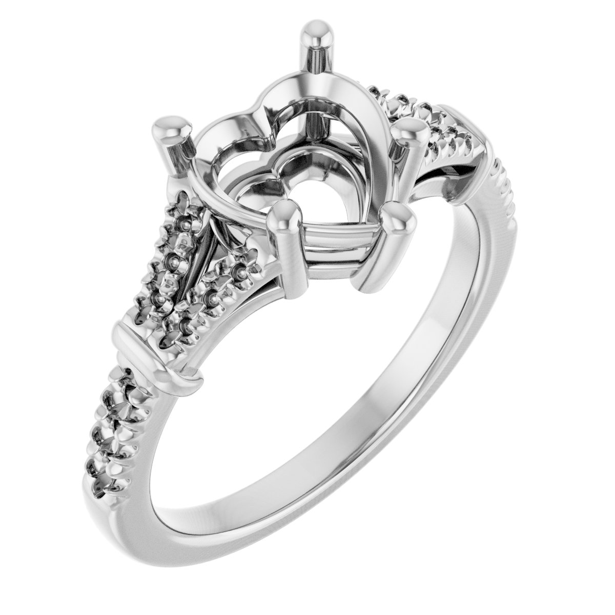 Accented Engagement Ring