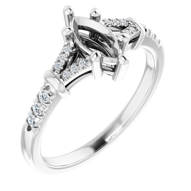 14k White Gold