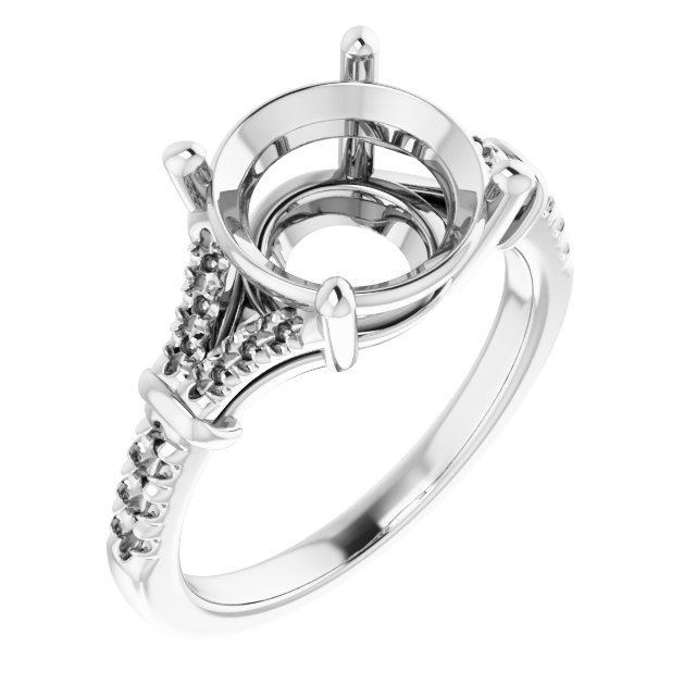 Accented Engagement Ring