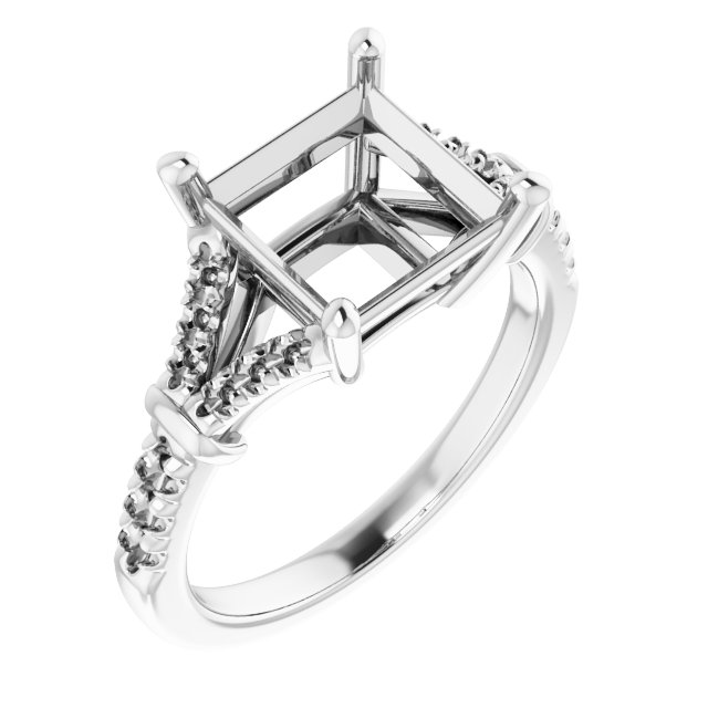 Accented Engagement Ring