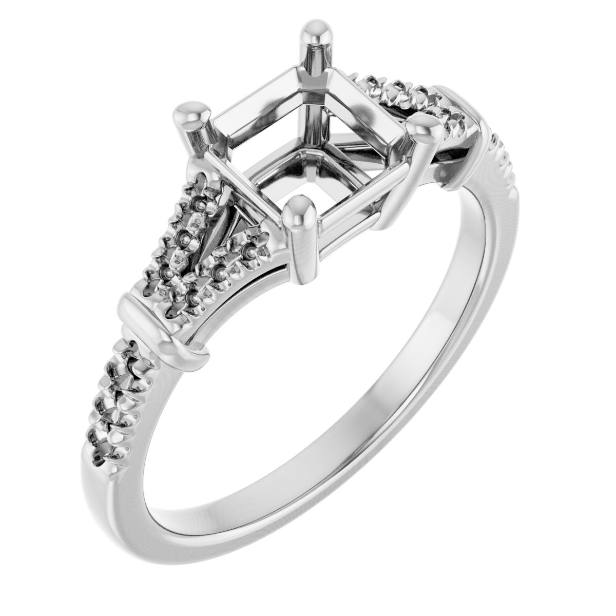 Accented Engagement Ring