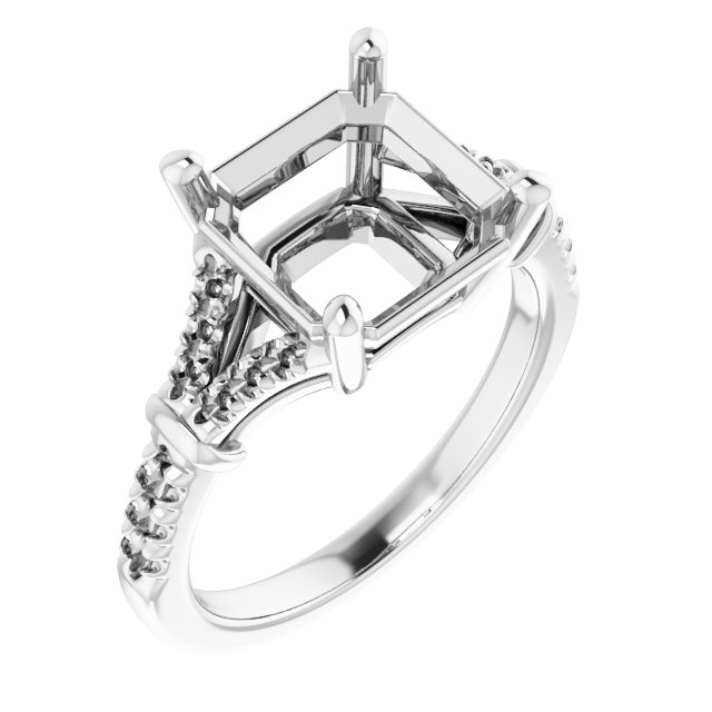 Accented Engagement Ring