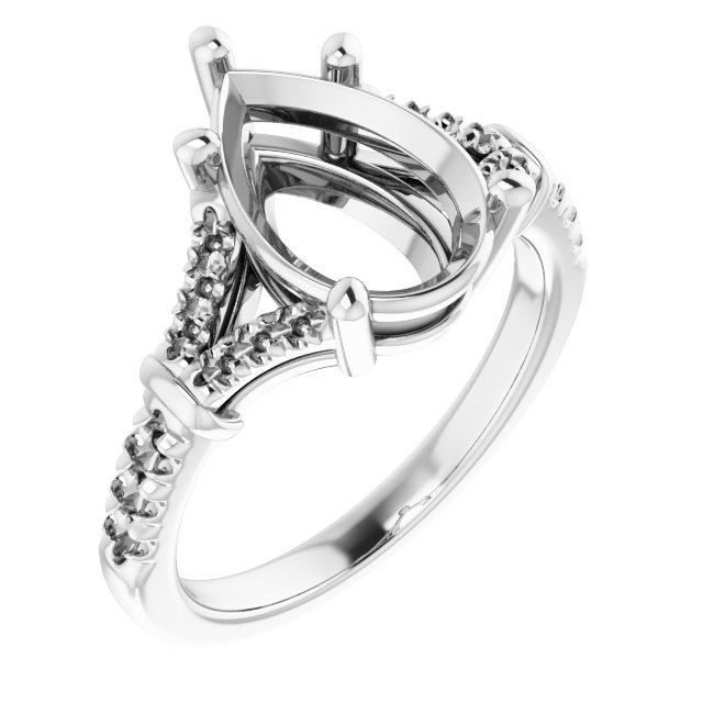 Accented Engagement Ring