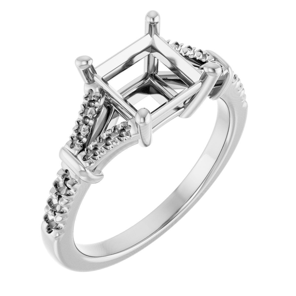 Accented Engagement Ring