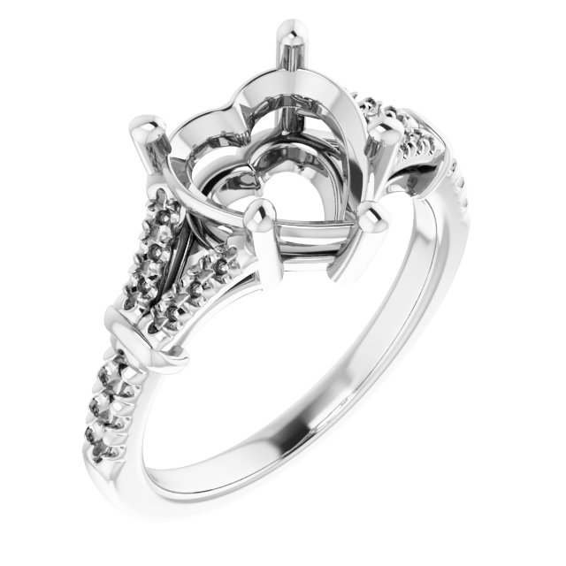 Accented Engagement Ring